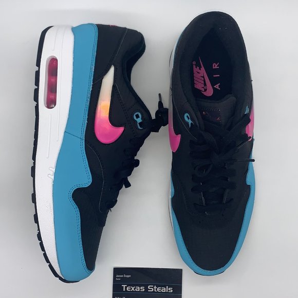 NEW Nike Air Max 1 Jewel Swoosh Blue Fury
